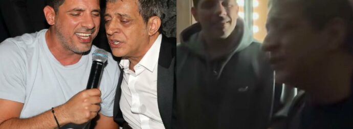 Ο Θοδωρής Φέρρης και ο Θέμης Αδαμαντίδης τραγουδούν μαζί και απλά απολαμβάνουμε στα παρασκήνια (Βίντεο)